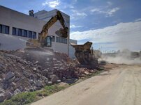 Recupero in cantiere Demolizione e frantumazione in cantiere per recupero rifiuti sul sito di produzione