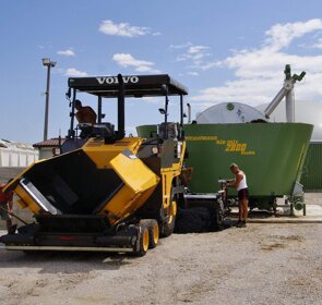 Piazzale biogas Asfaltatura piazzali di manovra presso nuovo impianto biogas