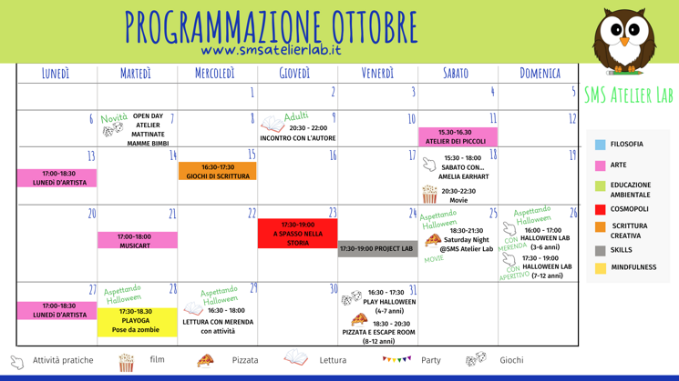 programmazione ottobre