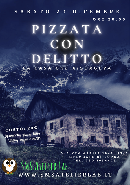 pizzata con delitto 20 dicembre