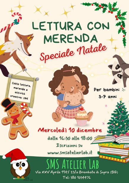 lettura con merenda natale