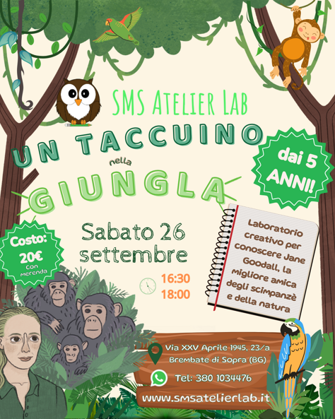 il taccuino nella giungla