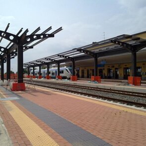 Stazione di Biella Sottopasso viaggiatori e Pensiline