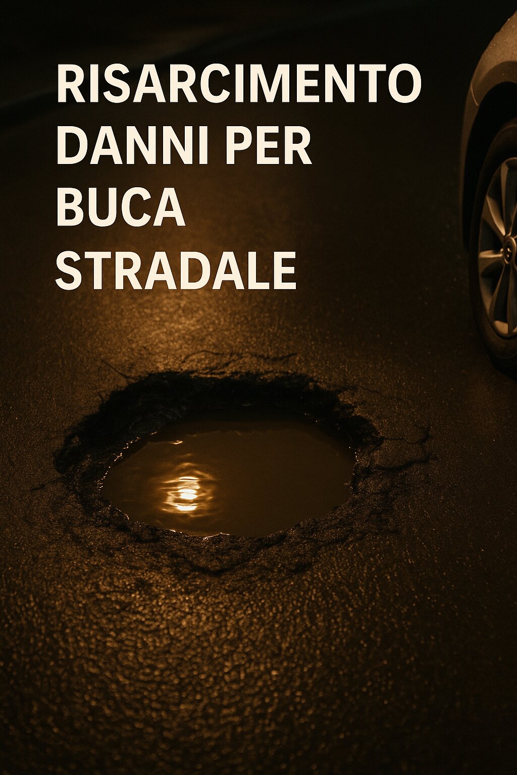 Risarcimento danni per buca stradale &ndash; Cassino
