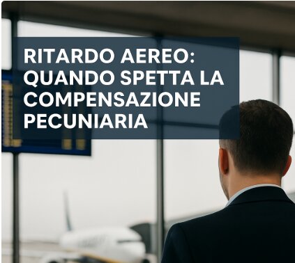 Ritardo aereo: quando spetta la compensazione pecuniaria