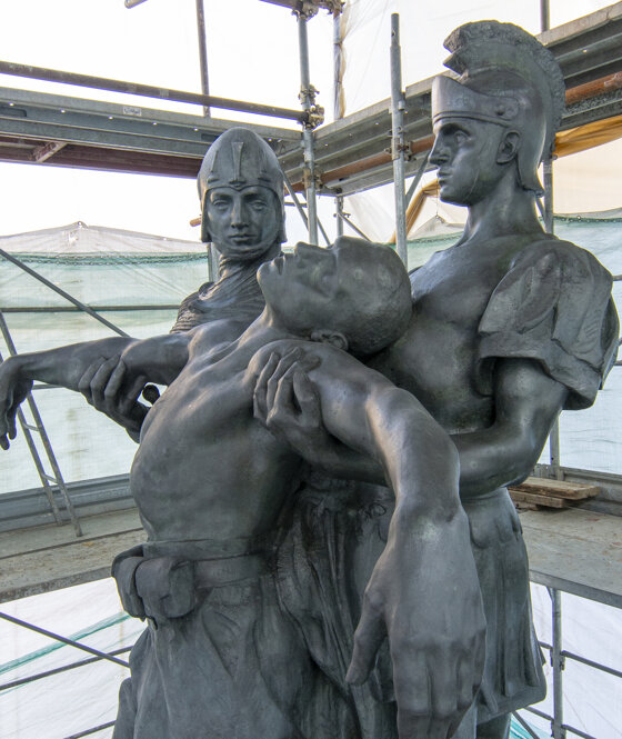 RESTAURO MONUMENTI IN BRONZO
