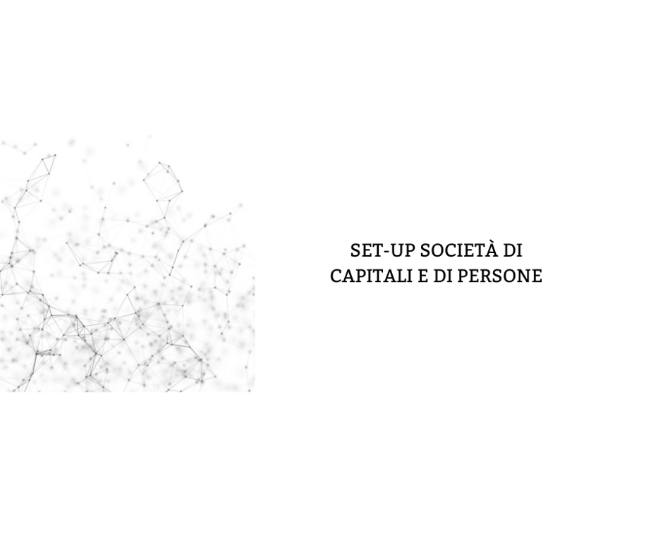 set-up societ di capitali e di persone