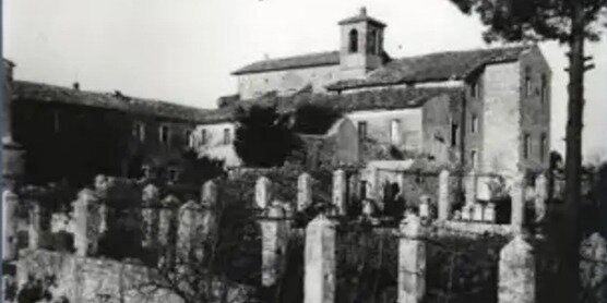 BOMBE E RESISTENZA NELLA SABINA ROMANA Il Santuario Beato Bernardo Silvestrelli in una foto degli anni 50 (XX sec)
