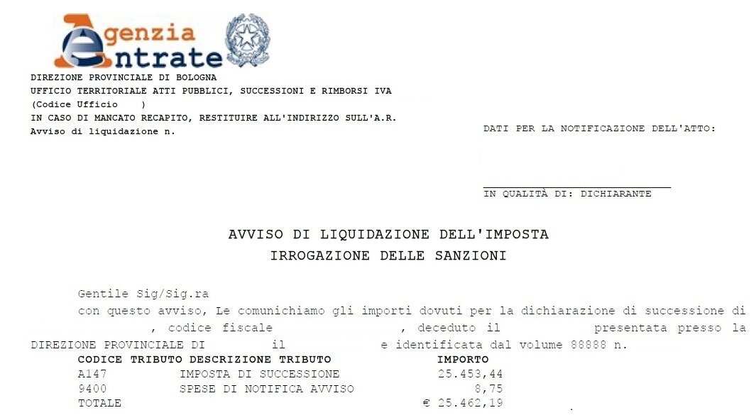 L'attivo ereditario e il calcolo della base imponibile ai fini dell'imposta di successione.