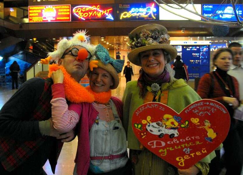 Milano25 con il famoso clown russo Urii Nikulin