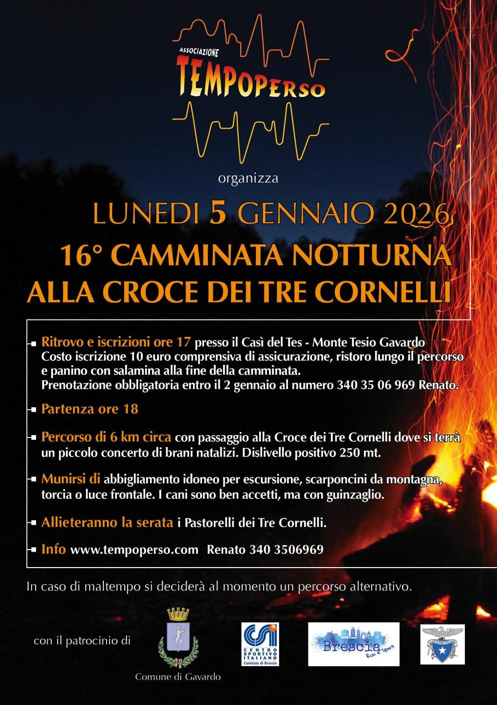 Camminata Notturna 5 gennaio 2026