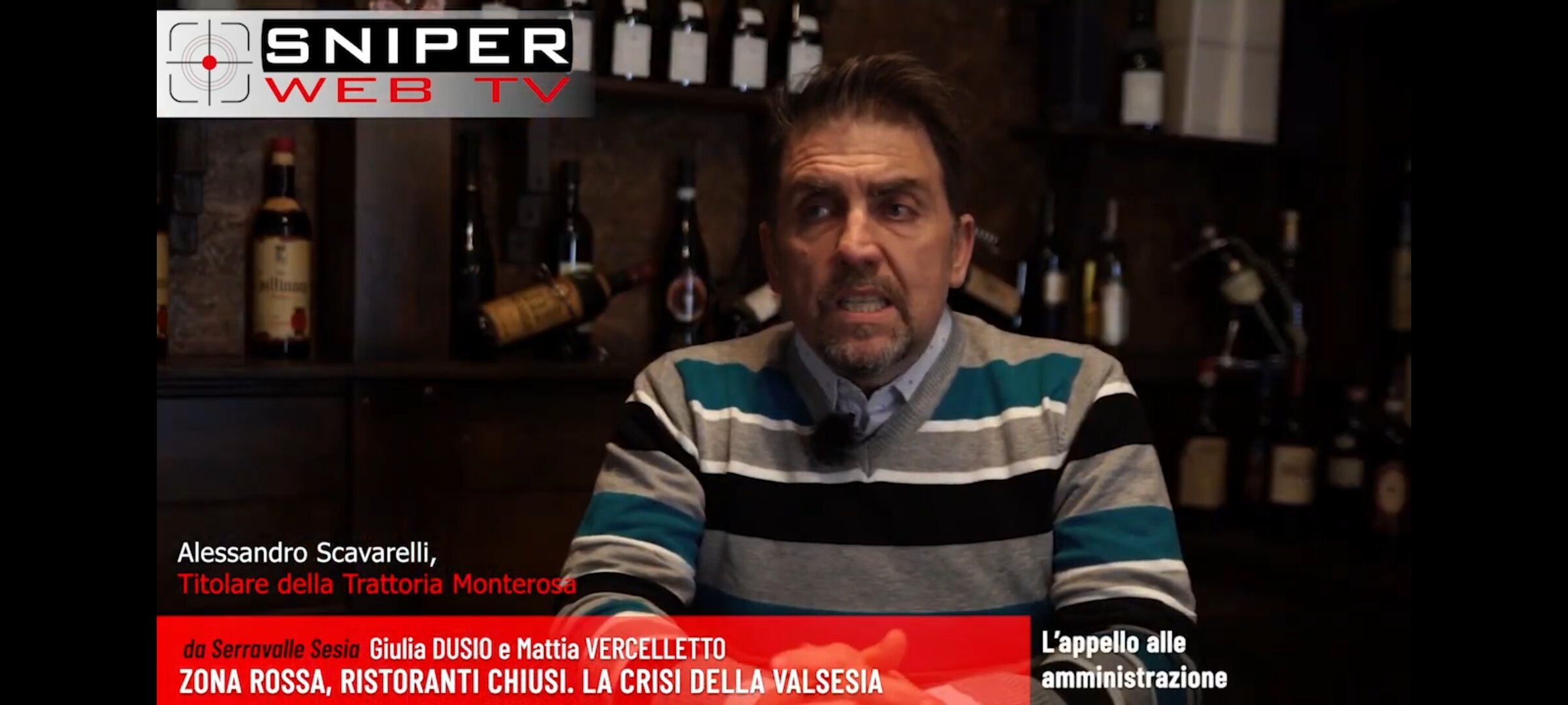 Intervista del trattore su SNIPER WEB TV