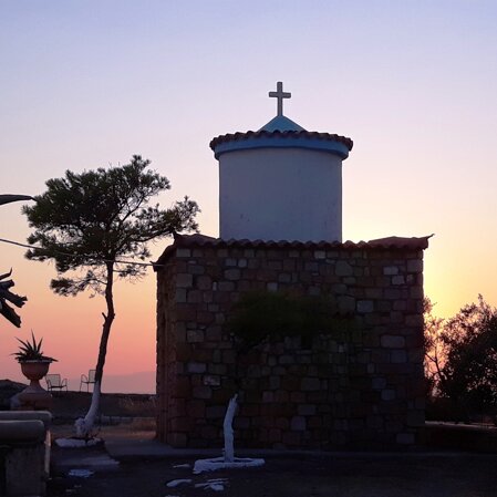 Panagia Elafonisos tramonto