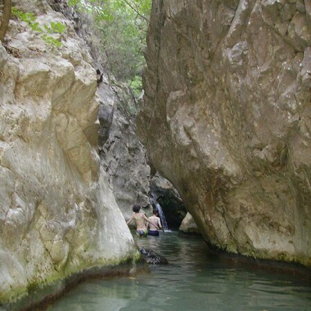 Samos spiaggia di Potami cascate