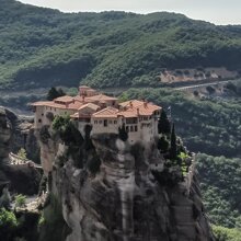Panorama sul Monastero di Varlaam
