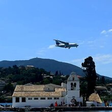 lo spettacolo degli aerei su Vlacherna