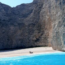 Zante spiaggia del relitto