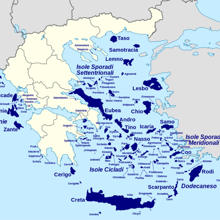 Mappa Grecia
