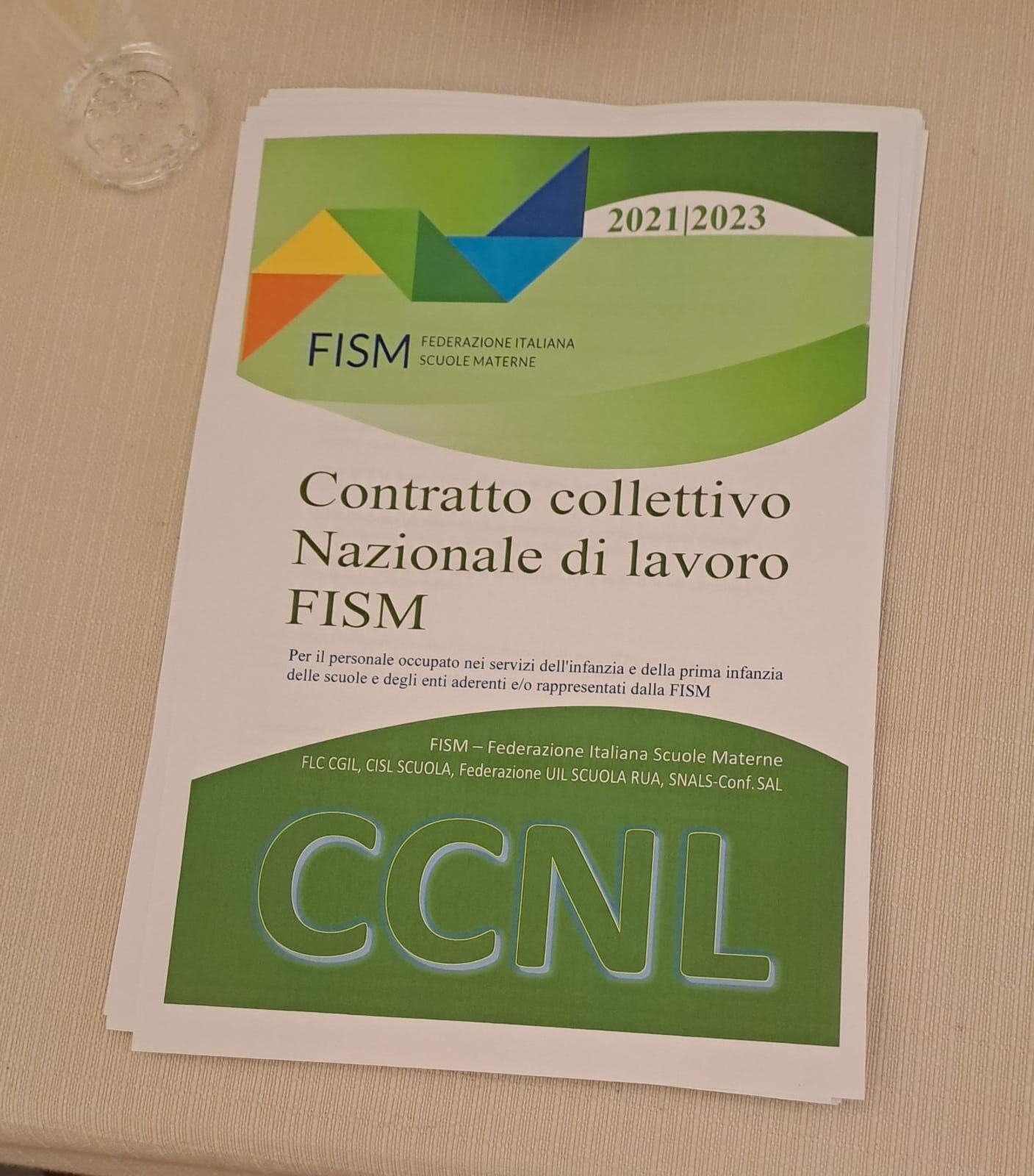 FIRMATO IL NUOVO CONTRATTO COLLETTIVO NAZIONALE FISM