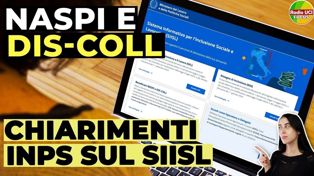 NASpI, DIS-COLL e piattaforma SIISL