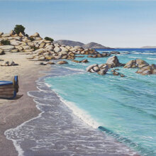 Villasimius acrilico su tela