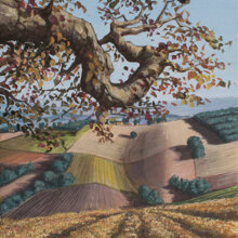 Il Ramo acrilico su tela 18x24 2021