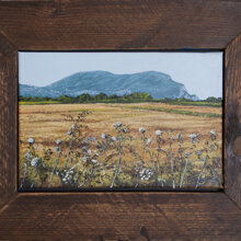 Il Conero da Scossicci acrilico su tela 20x30