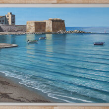 Trapani acrilico su tela 40x70