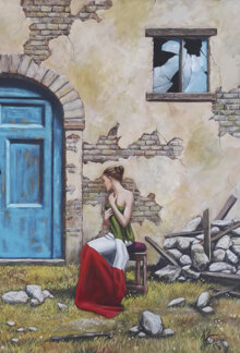 C'era una volta... acrilico ed olio su tela 50x70