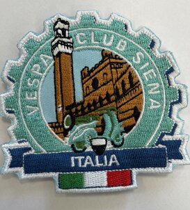 Patch ricamata con bandiera Italia