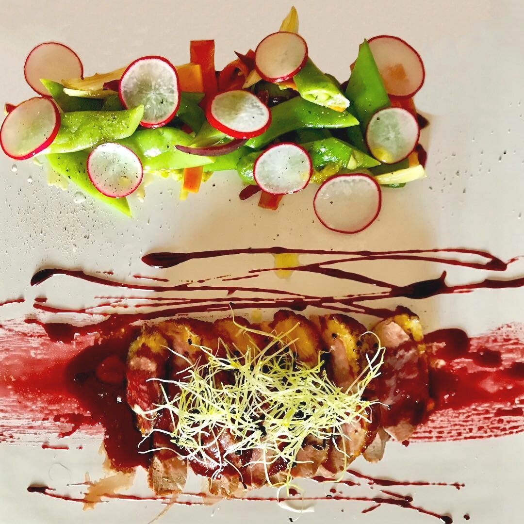 Petto d'Anatra e Ristretto di Vino Rosso