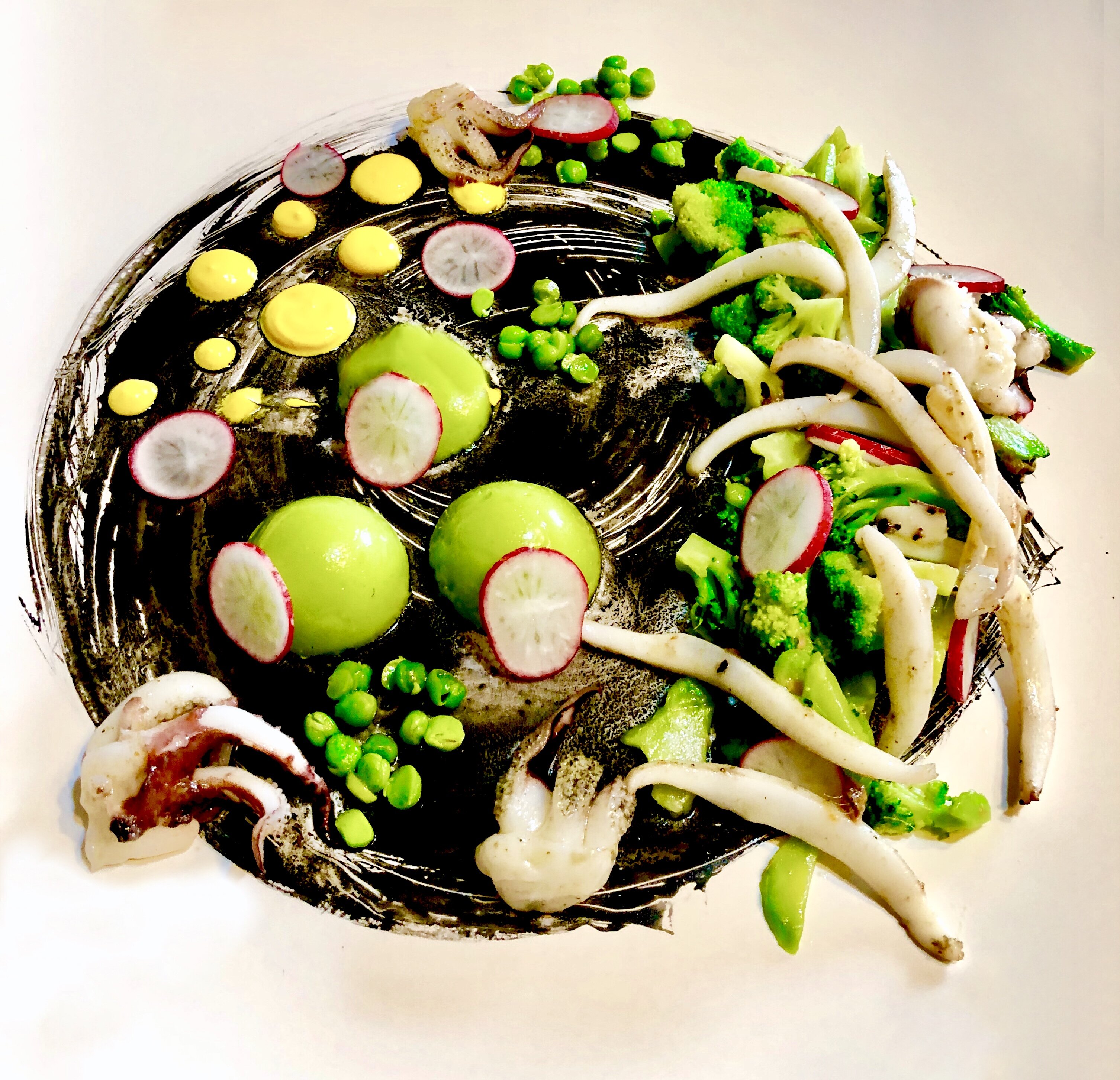 Seppie, Broccoli e Piselli