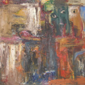 Olio su tela 100x100 cm | 2001