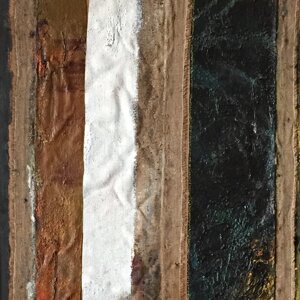 Collage tela, olio su tela, su cartone 100x80 cm | 2014