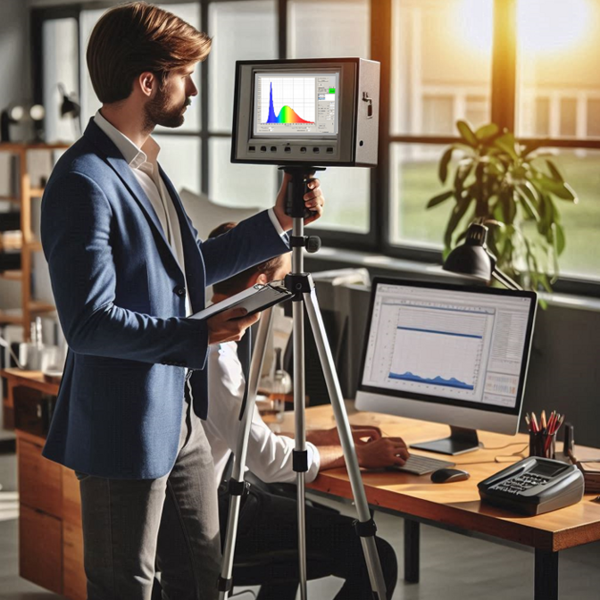 tecnico in ambiente di lavoro