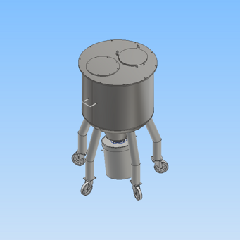 Botte con Omogeneizzatore Sistema ad azionamento magnetico per garantire la sterilità del prodotto