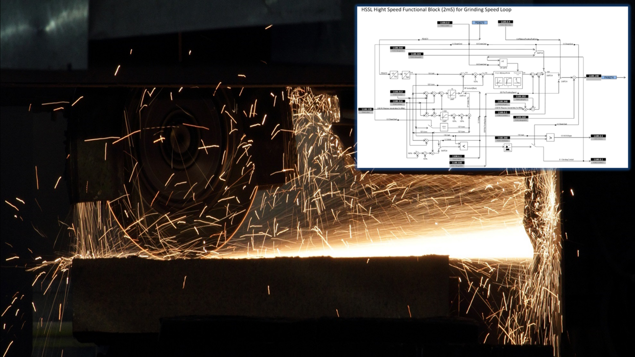 Revamping elettrico, realizzazione controllo innovativo regolazione pressione mola (2mS) Revamping elettrico, realizzazione controllo innovativo regolazione pressione mola (2mS)