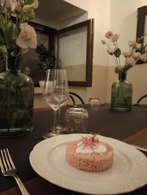 Risotto alla Barbietola e Zafferano
