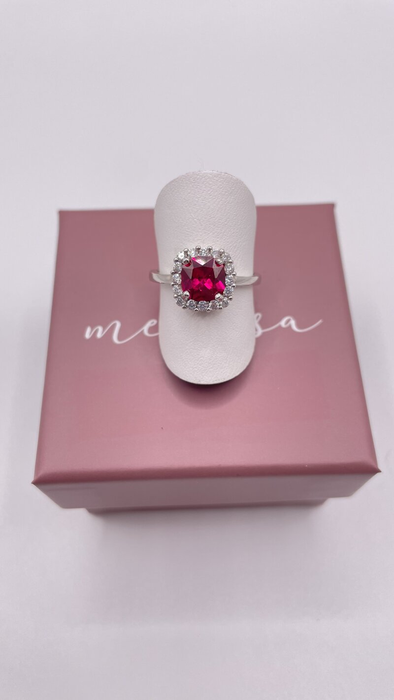 anello-in-argento-donna-con-zirconi-bianchi-e-rosso-regolabile-medusa-gioielli