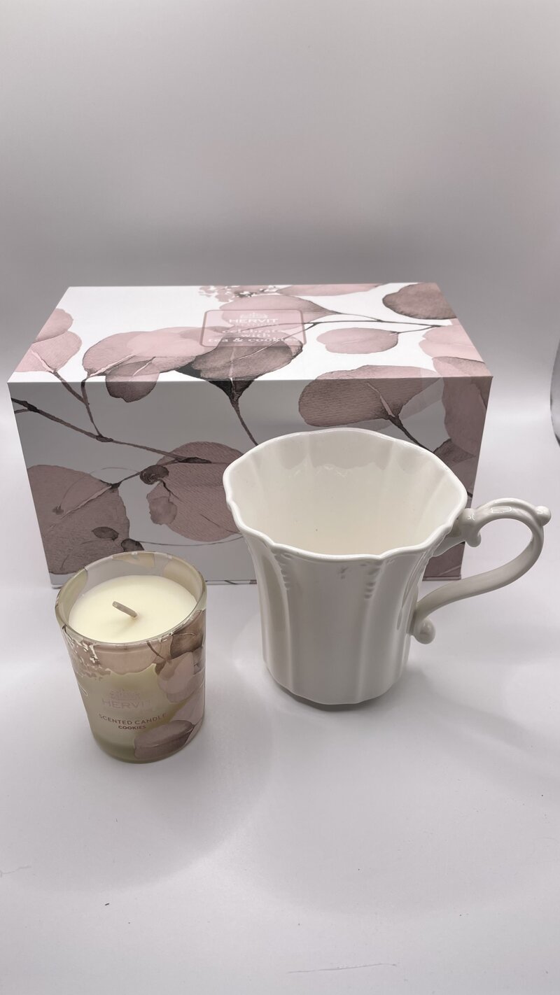 set-candela-profumata-mug-porcellana-botanic-rosa-hervit-creations