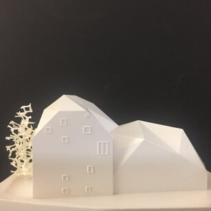 Cesa di Ladins_3+1 arch scala 1,500 foto Modelair