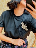 t-shirt-diamond-donna-nero