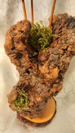 driftwood-decoration-green-flowers