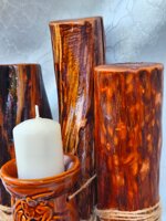wooden-candle-holder
