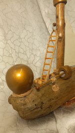 driftwood-sailing-boat-golden-ball