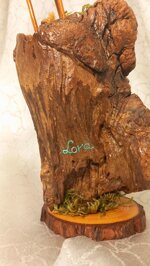 driftwood-decoration-green-flowers