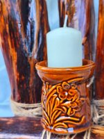 wooden-candle-holder