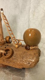driftwood-sailing-boat-golden-ball