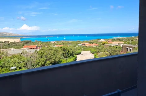 Vista sul mare cristallino di Stintino