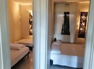Dettaglio delle camere da letto de La Finestra sulla Torre
